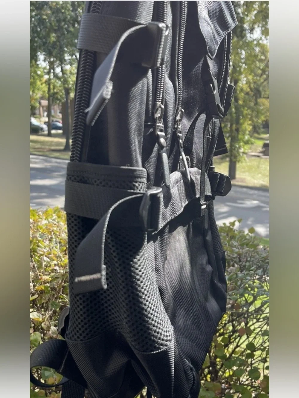 Tactical Military Hiking Backpack Bug Out Bag Black Padded Laptop Multi Use
